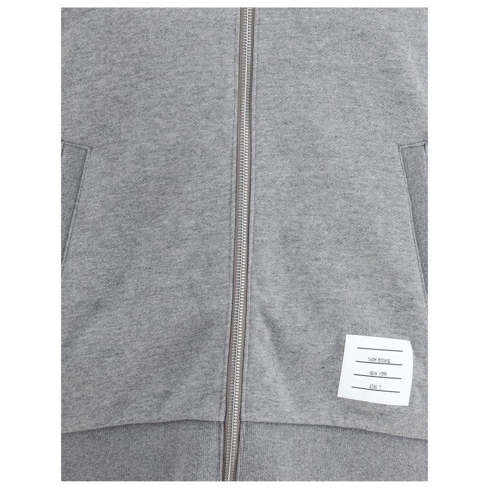 Thom Browne Grauer Baumwoll-Sweatshirt