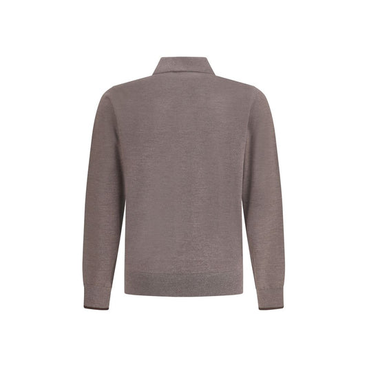 Cruna Grauer Woll-Sweatshirt