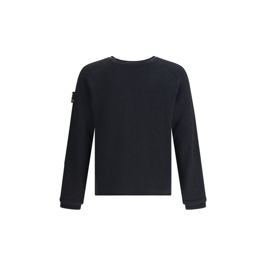 Premiata Schwarzer Merino-Woll-Sweatshirt