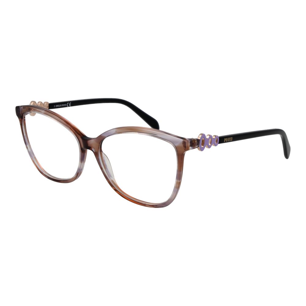 Emilio Pucci Braune Kunststoffbrille (Gestelle)