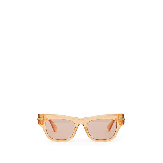 Bottega Veneta Orangefarbene Sonnenbrille aus Acetat