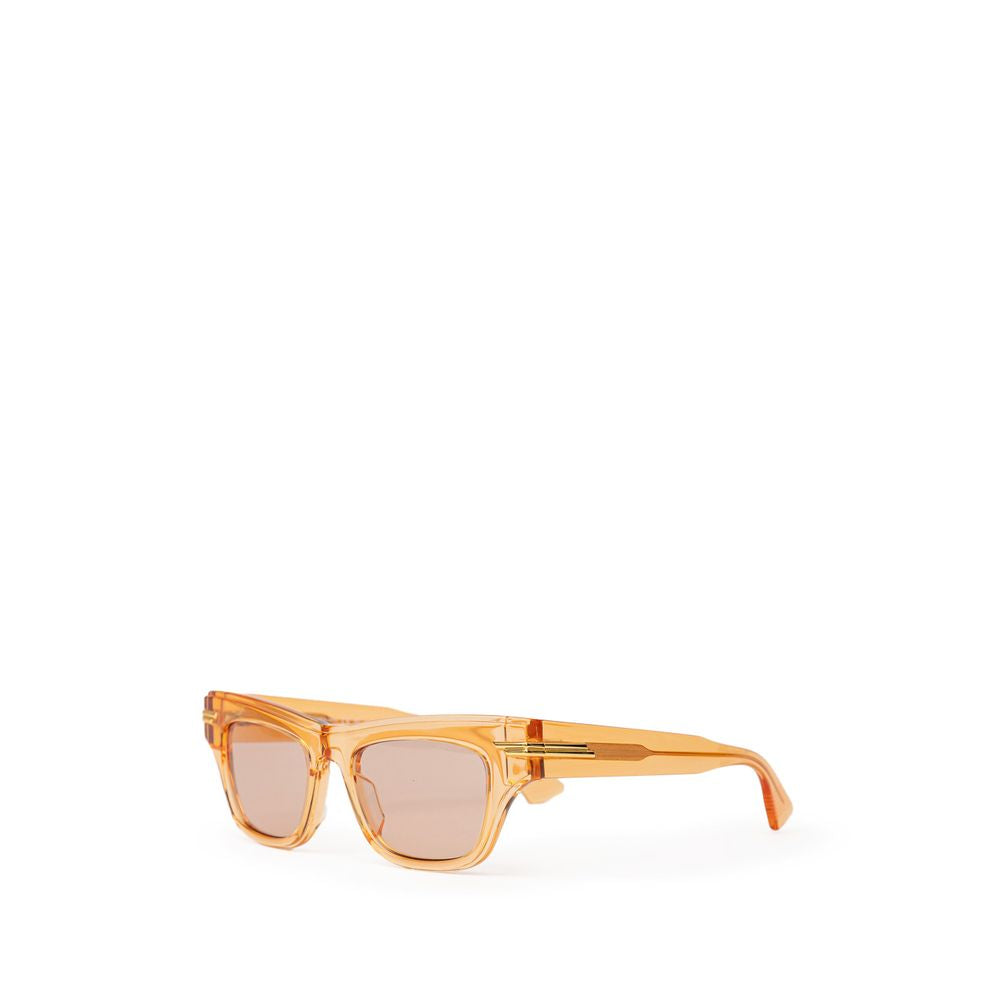 Bottega Veneta Orangefarbene Sonnenbrille aus Acetat