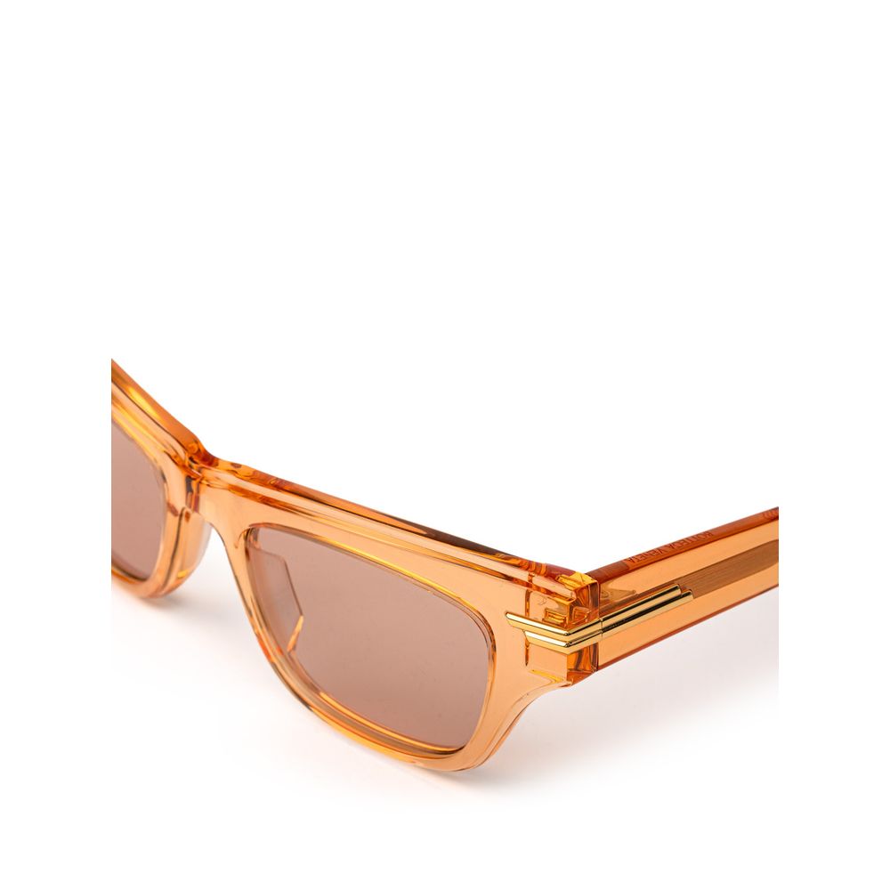 Bottega Veneta Orangefarbene Sonnenbrille aus Acetat