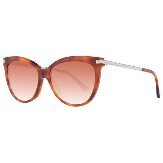 Jimmy Choo Braune Sonnenbrille aus Kunststoff