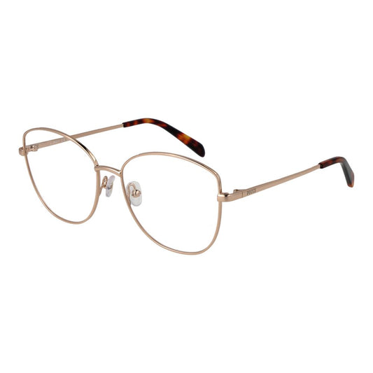 Emilio Pucci Brille mit roségoldenem Metallrahmen