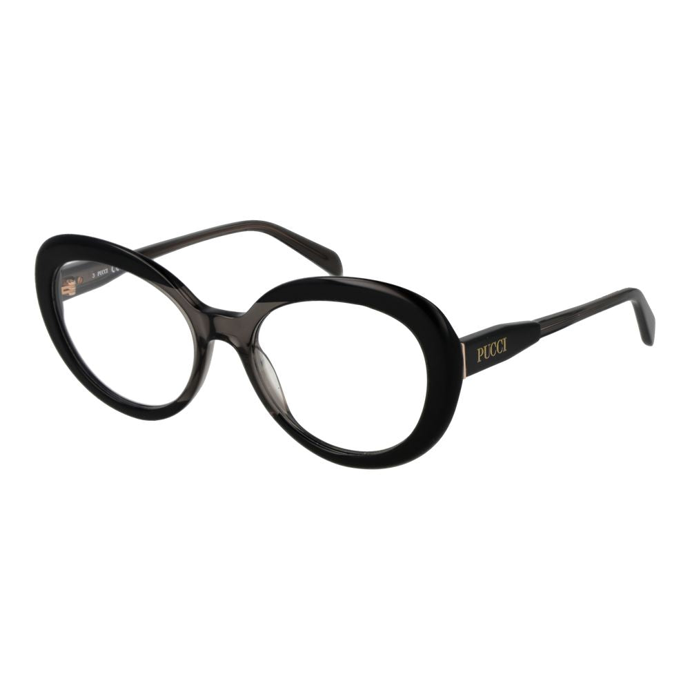 Emilio Pucci Schwarze Brille aus Acetat (Gestell)