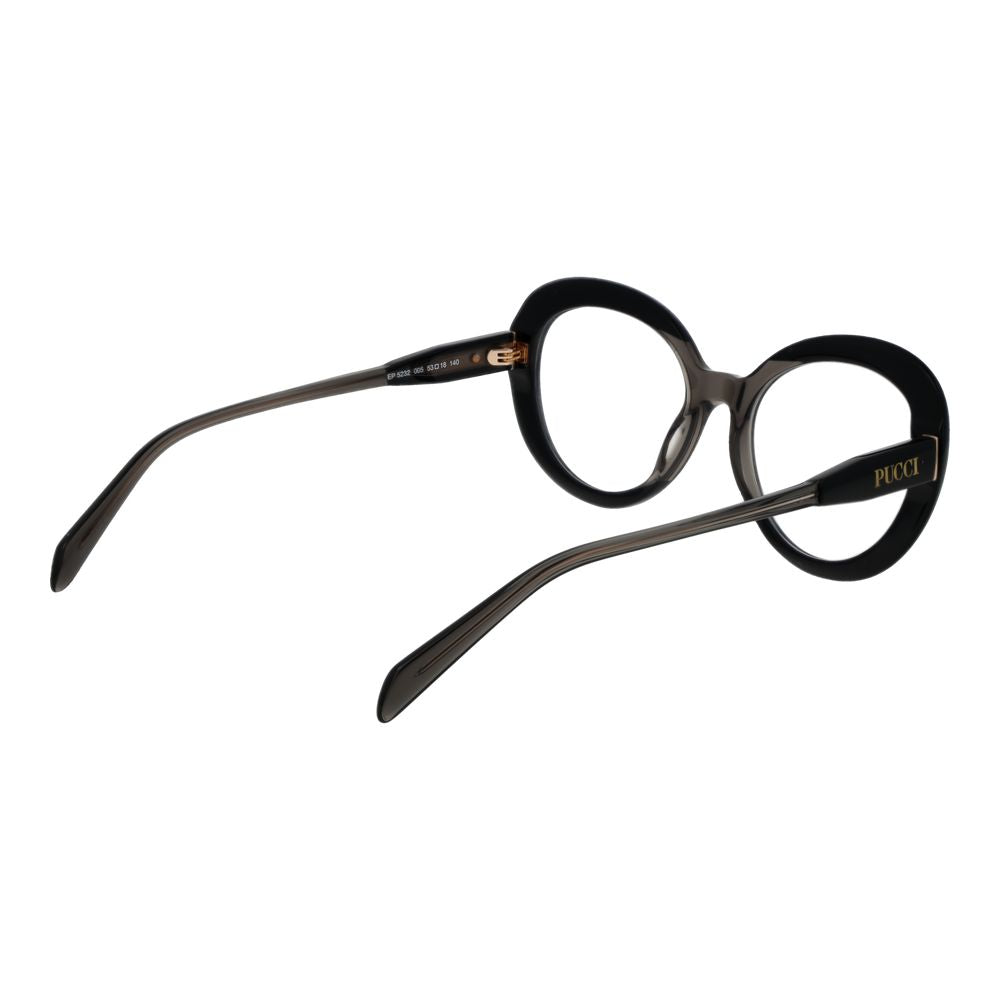 Emilio Pucci Schwarze Brille aus Acetat (Gestell)