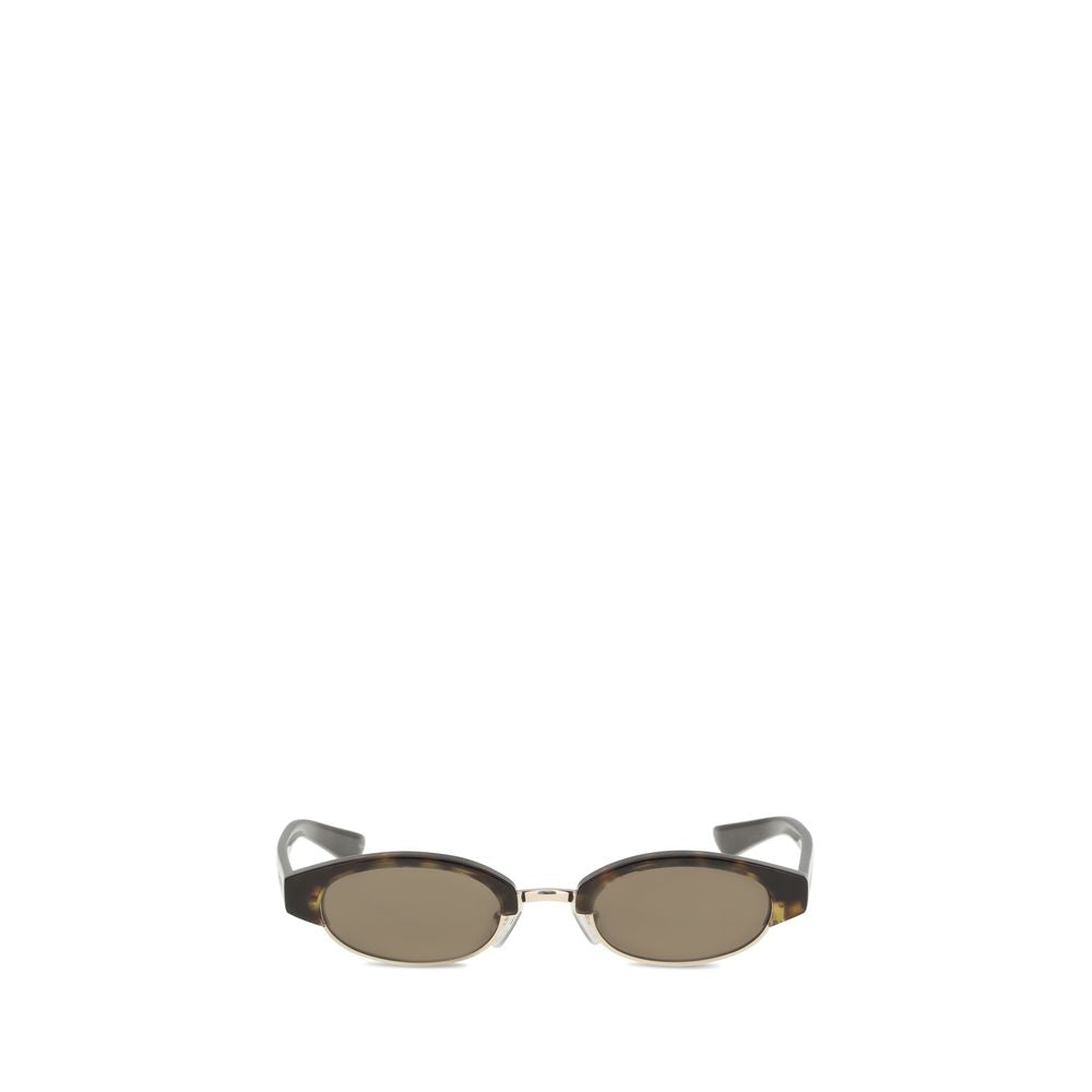Alexander McQueen Braune Sonnenbrille aus Acetat