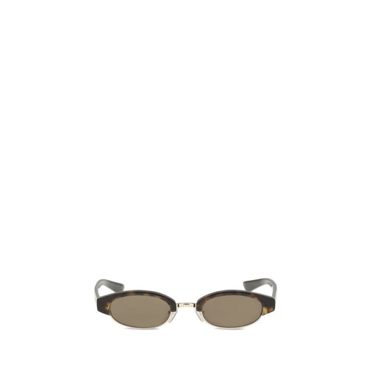 Alexander McQueen Braune Sonnenbrille aus Acetat