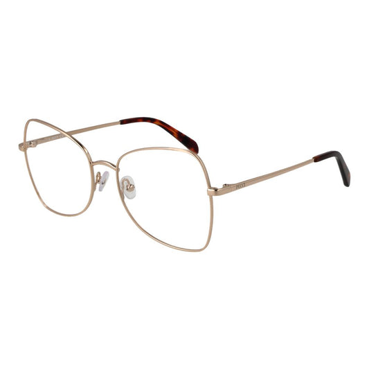 Emilio Pucci Goldene Metallbrille (Gestelle)