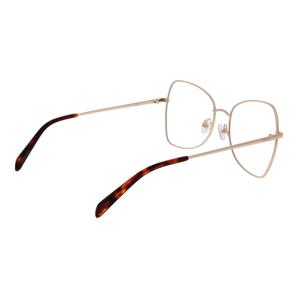 Emilio Pucci Goldene Metallbrille (Gestelle)