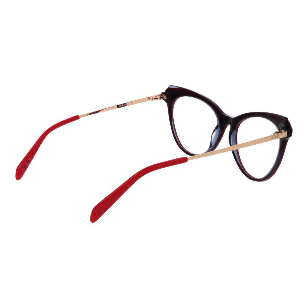 Emilio Pucci Schwarze Acetat-Brille (Rahmen)