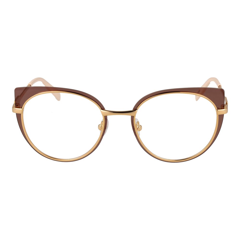 Emilio Pucci Braune Metallbrille (Gestell)