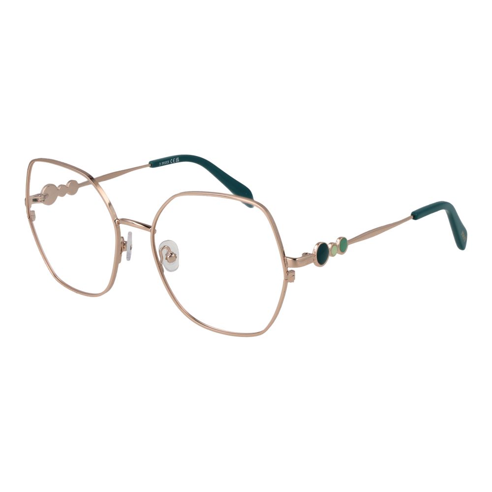 Emilio Pucci Brille mit roségoldenem Metallrahmen