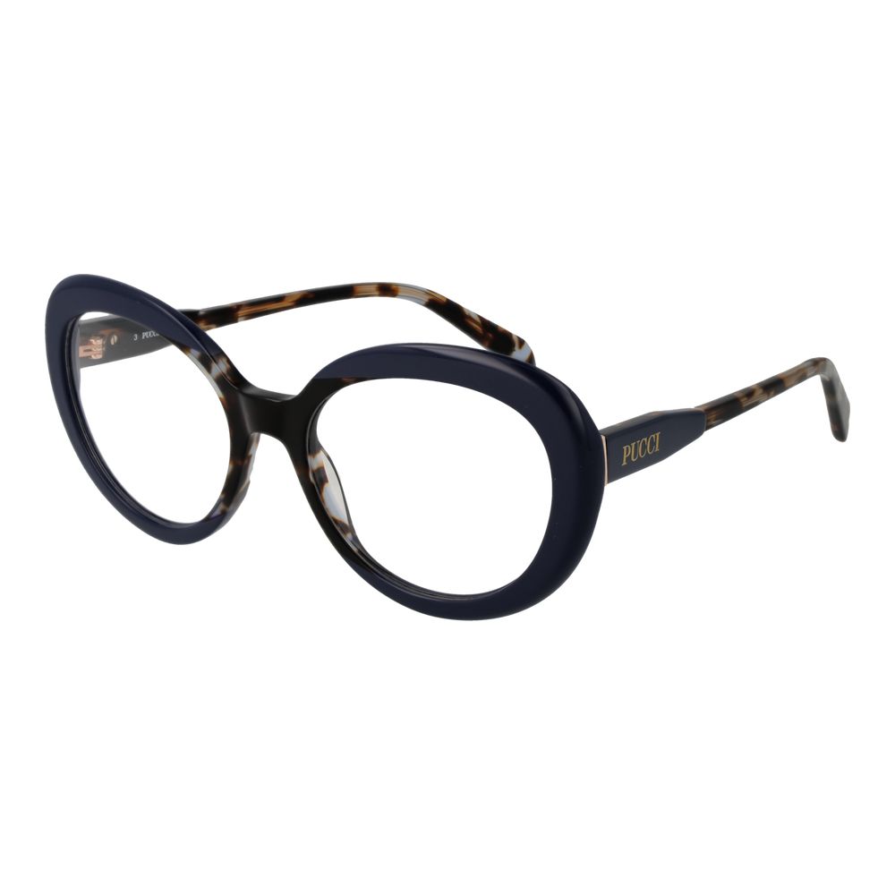 Emilio Pucci Blaue Acetat-Brille (Gestell)