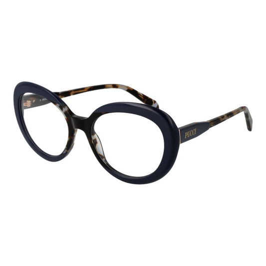 Emilio Pucci Blaue Acetat-Brille (Gestell)