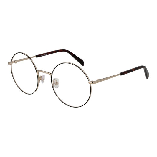 Emilio Pucci Metallbrille mit schwarzem Rahmen
