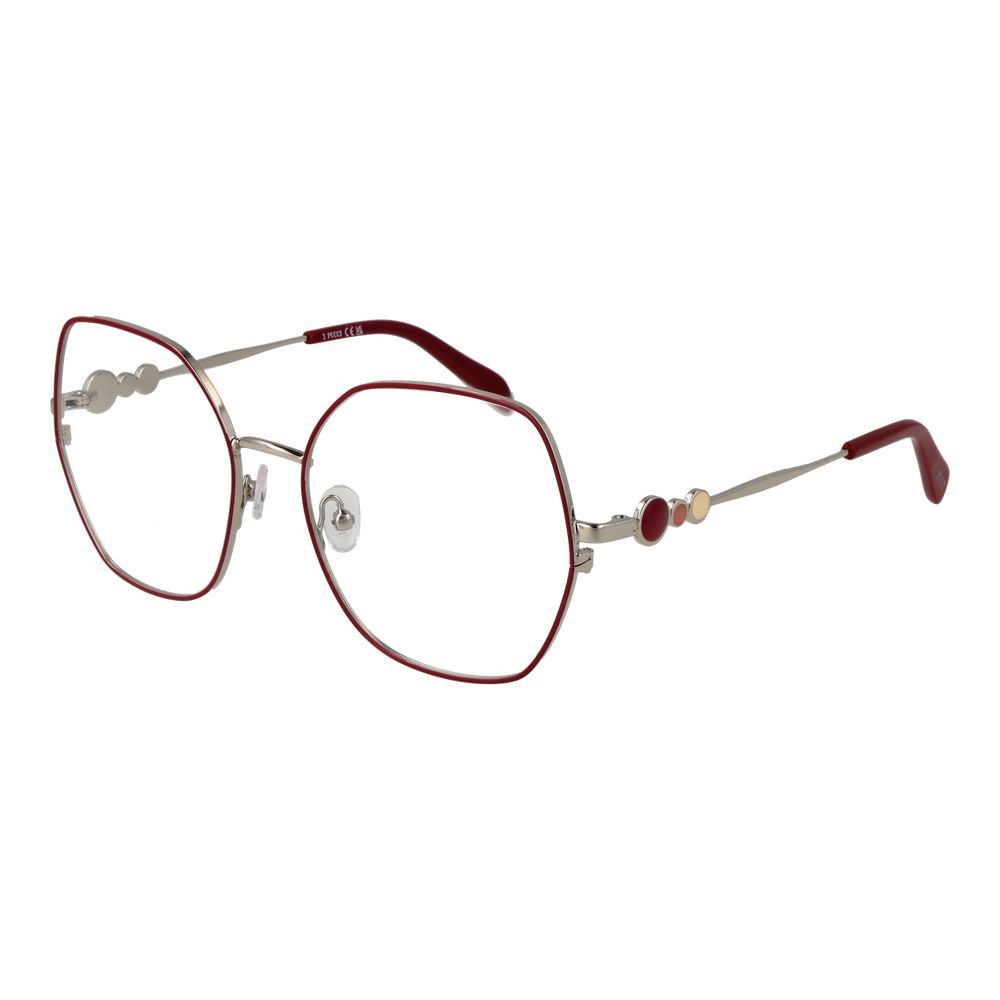 Emilio Pucci Rote Metallbrille (Gestell)