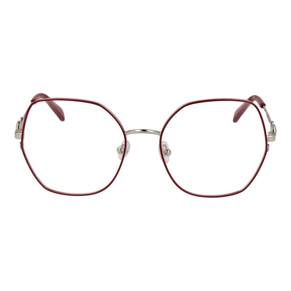 Emilio Pucci Rote Metallbrille (Gestell)