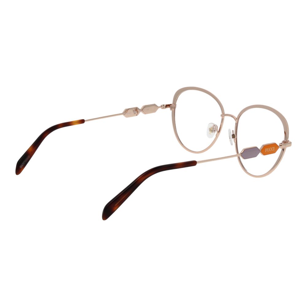 Emilio Pucci Blaue Metallbrille (Gestell)