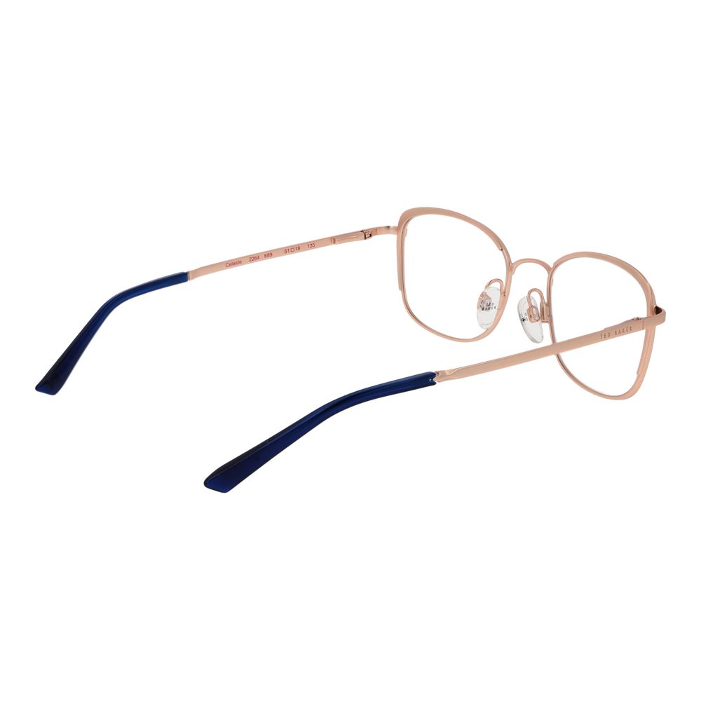 Ted Baker Brille mit roségoldenem Metallrahmen