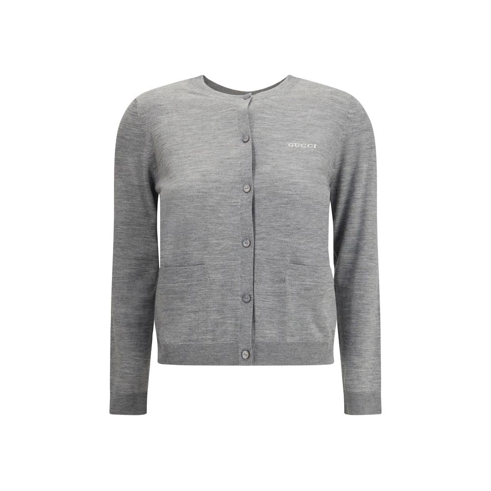 Gucci Grauer Kaschmir-Cardigan