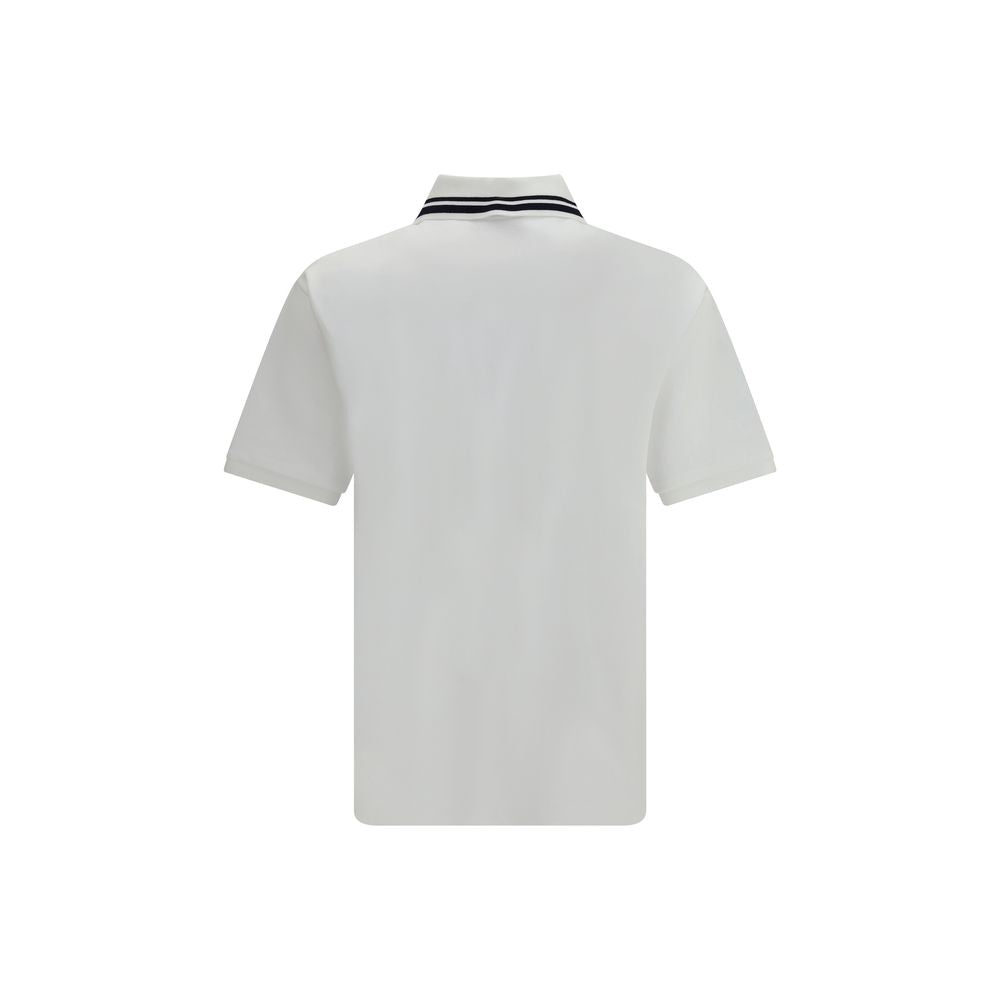 Gucci Baumwoll-Poloshirt in Weiß