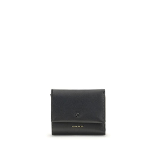 Givenchy Schwarzes Lammleder-Portemonnaie