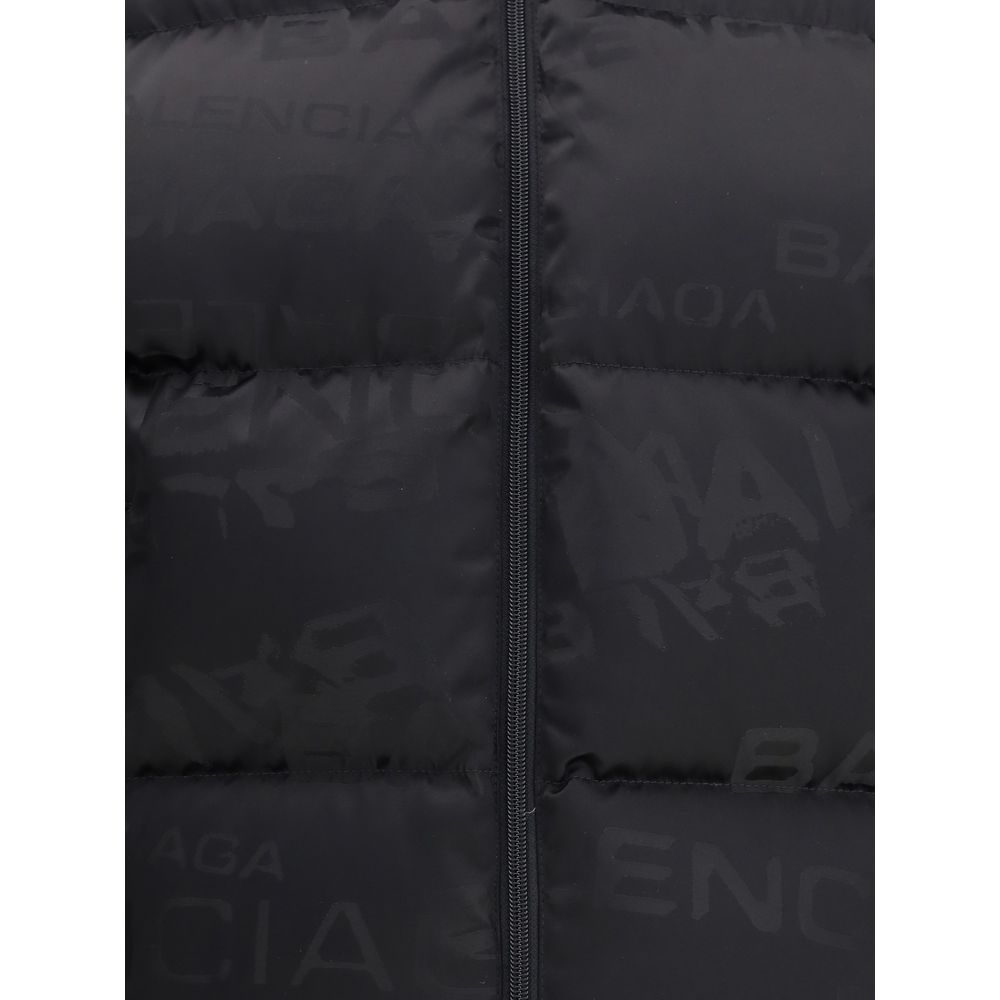 Balenciaga Schwarze Polyamid-Jacke