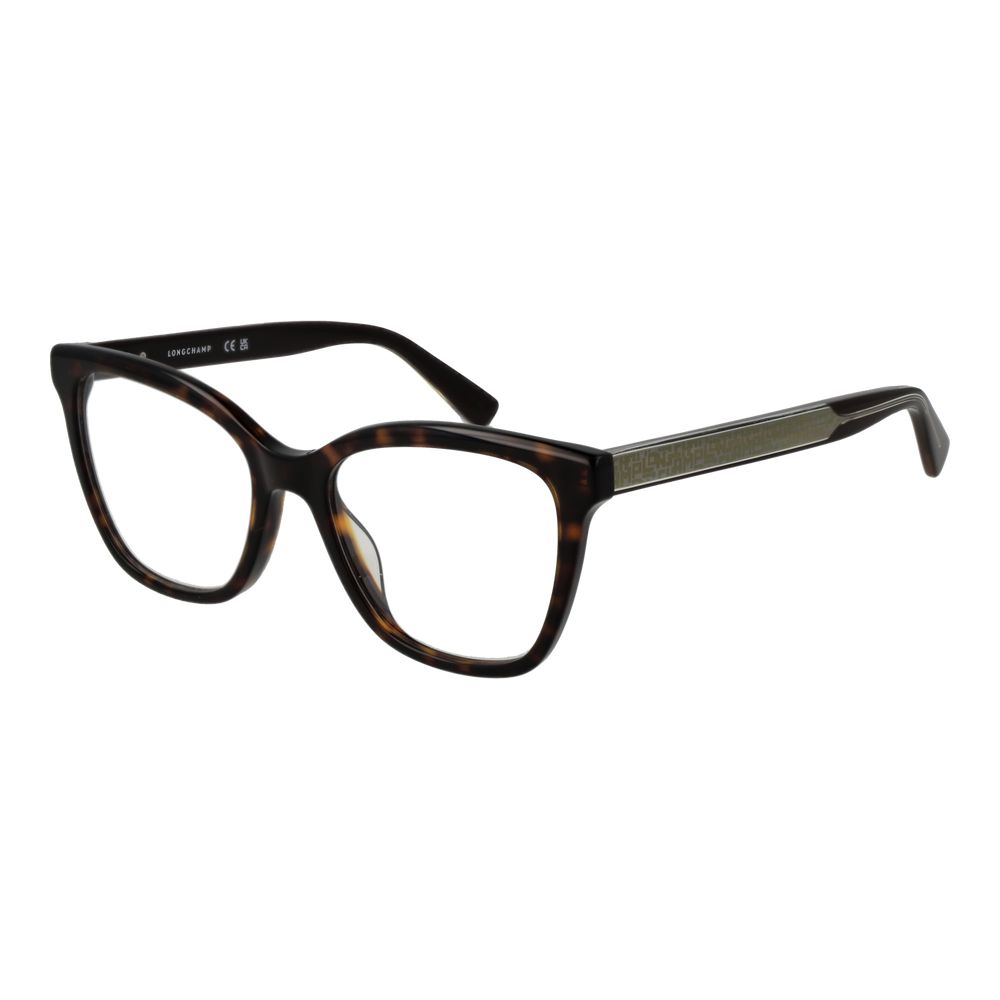 Longchamp Braune Acetat-Brille (Rahmen)