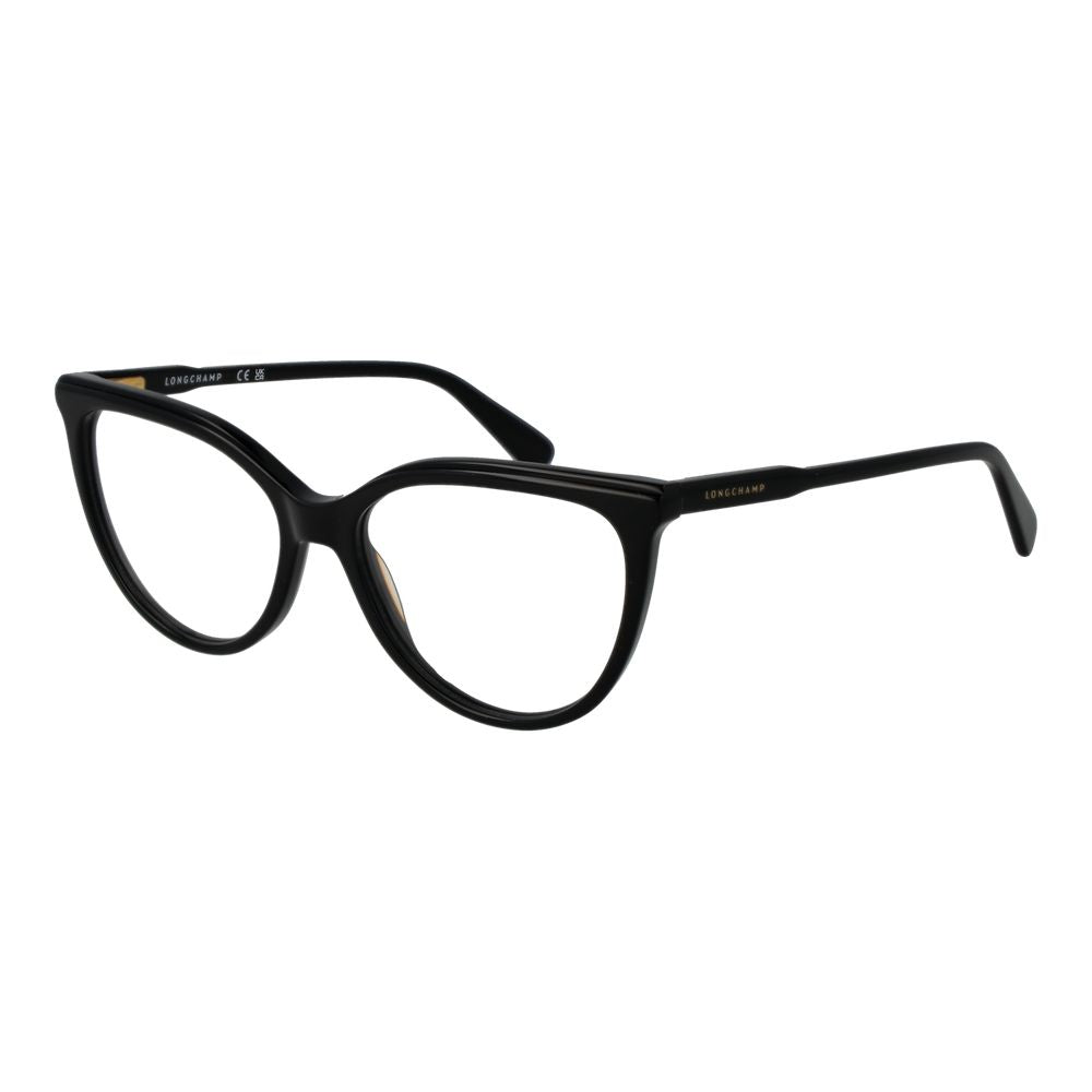 Longchamp Schwarze Acetat-Brille (Rahmen)