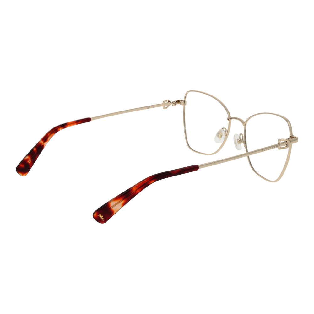 Longchamp Goldene Metall-Brille (Rahmen)