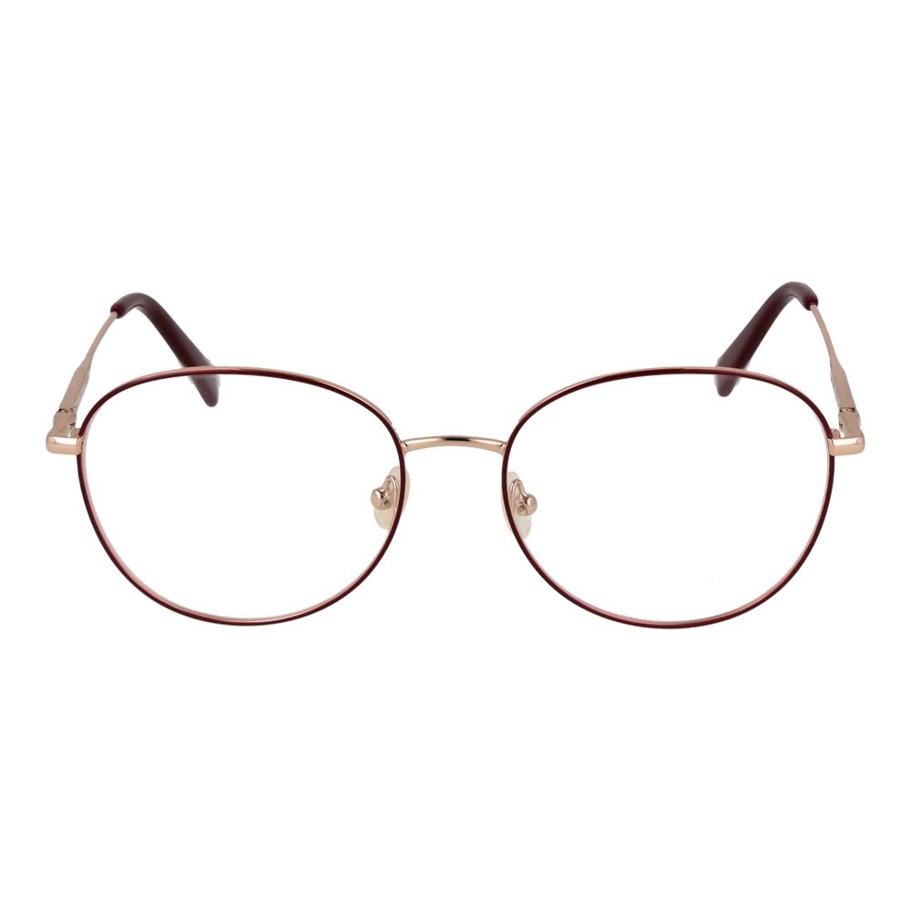 Longchamp Rote Metallbrille (Gestell)