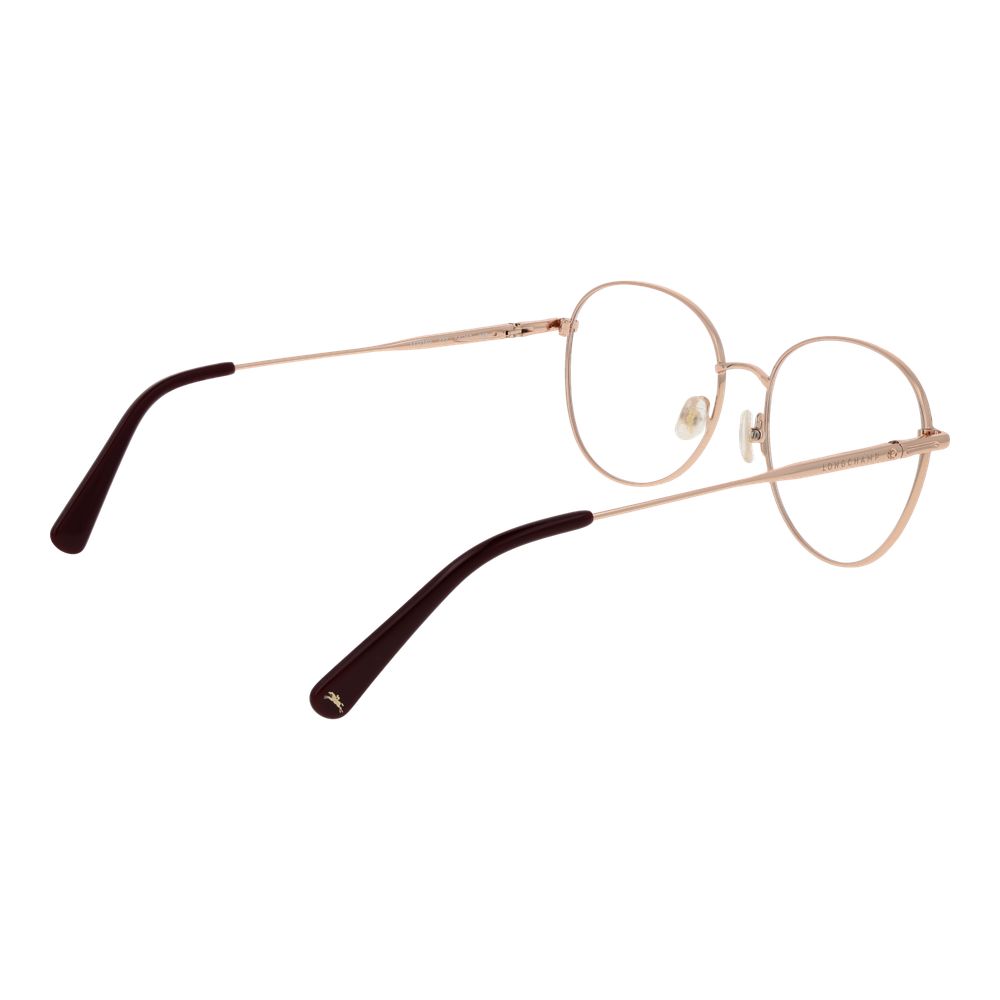 Longchamp Rote Metallbrille (Gestell)