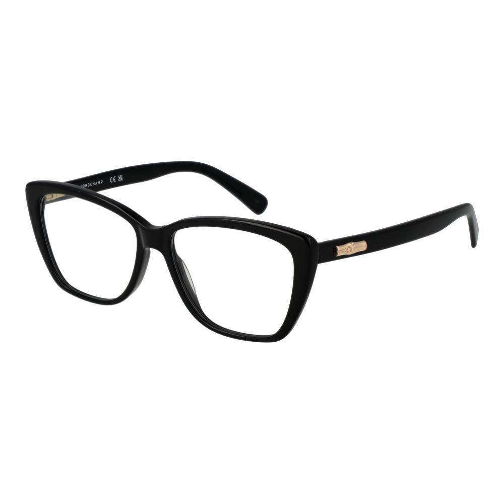 Longchamp Schwarze Acetat-Brille (Rahmen)