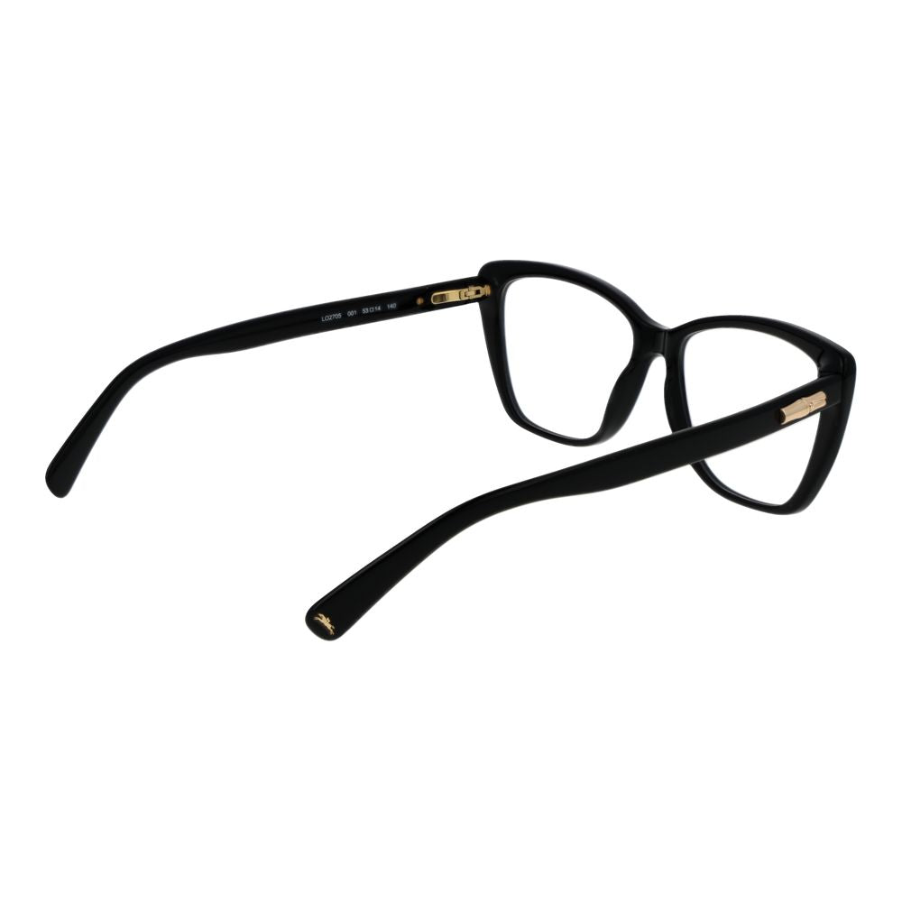 Longchamp Schwarze Acetat-Brille (Rahmen)