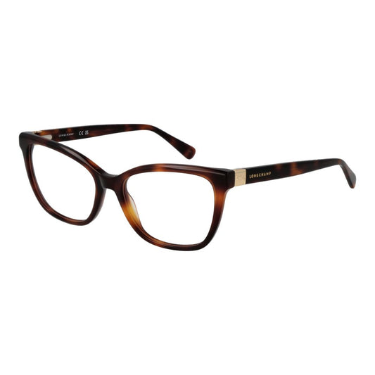 Longchamp Braune Acetat-Brille (Gestell)