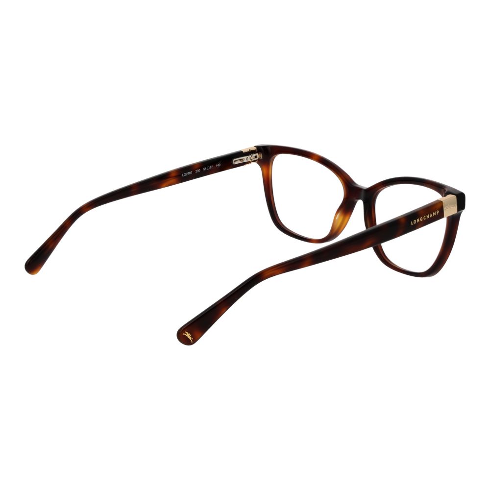 Longchamp Braune Acetat-Brille (Gestell)