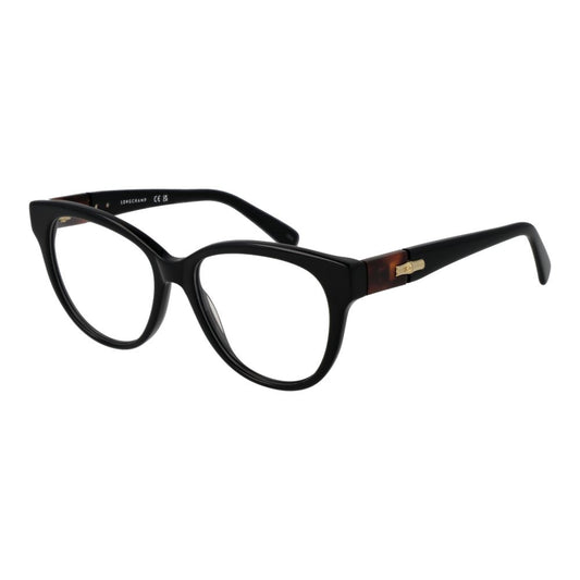 Longchamp Schwarze Acetat-Brille (Gestell)