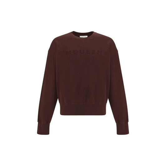 Alexander McQueen Braunes Baumwoll-Sweatshirt