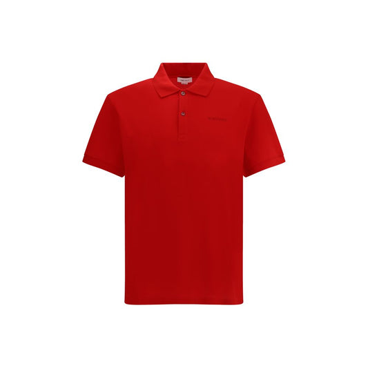 Alexander McQueen Baumwoll-Poloshirt in Rot