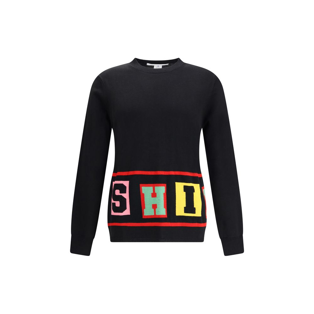 Comme Des Garçons Schwarzer Marabu-Sweatshirt