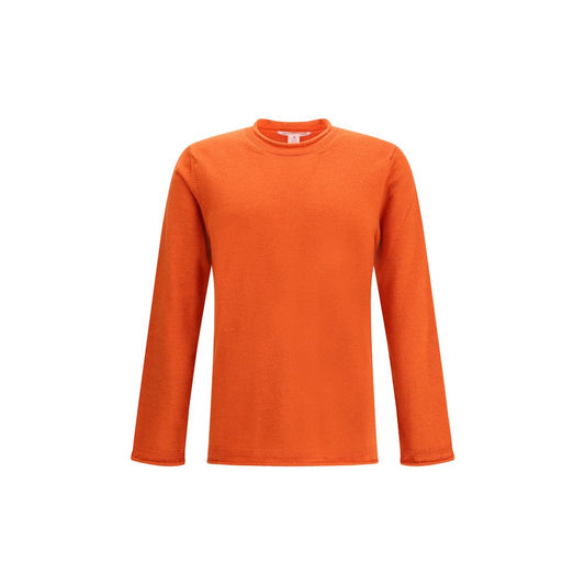 Comme Des Garçons Orangefarbener Woll-Sweatshirt