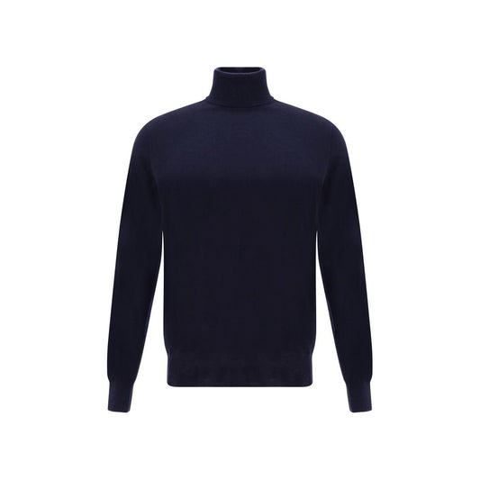 Brunello Cucinelli Blauer Kaschmir-Pullover
