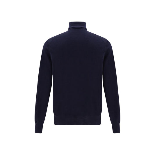 Brunello Cucinelli Blauer Kaschmir-Pullover