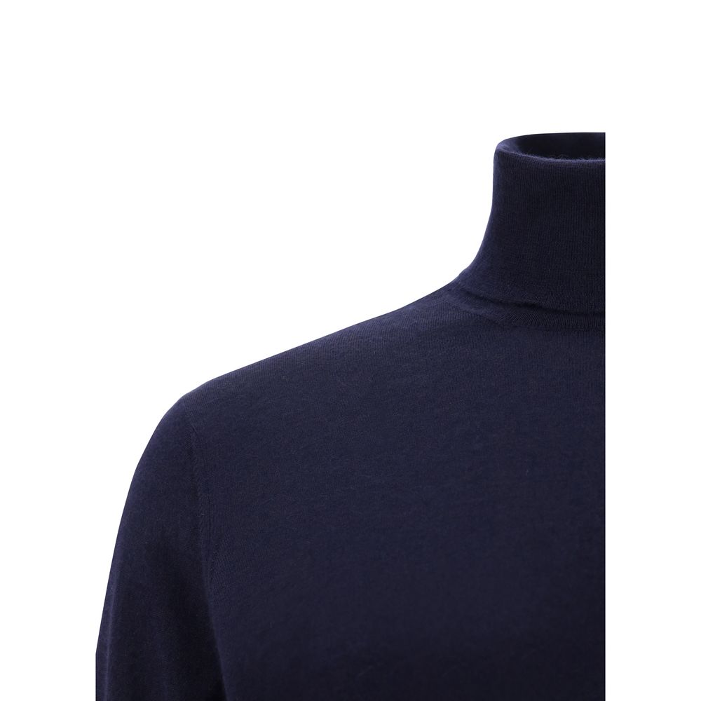 Brunello Cucinelli Blauer Kaschmir-Pullover