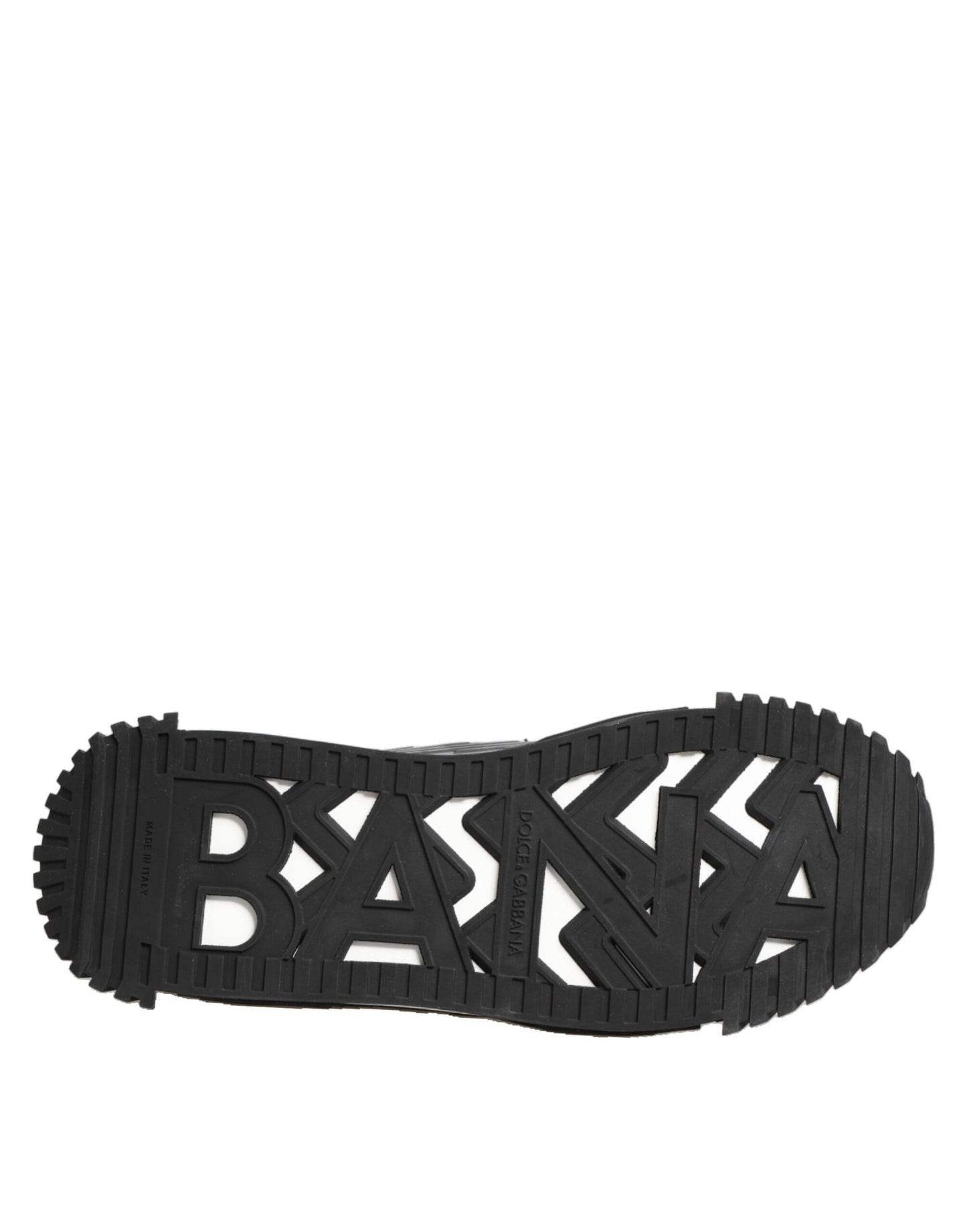 Dolce & Gabbana Schwarz Logo Lace Low Top NS1 Sneaker Schuhe