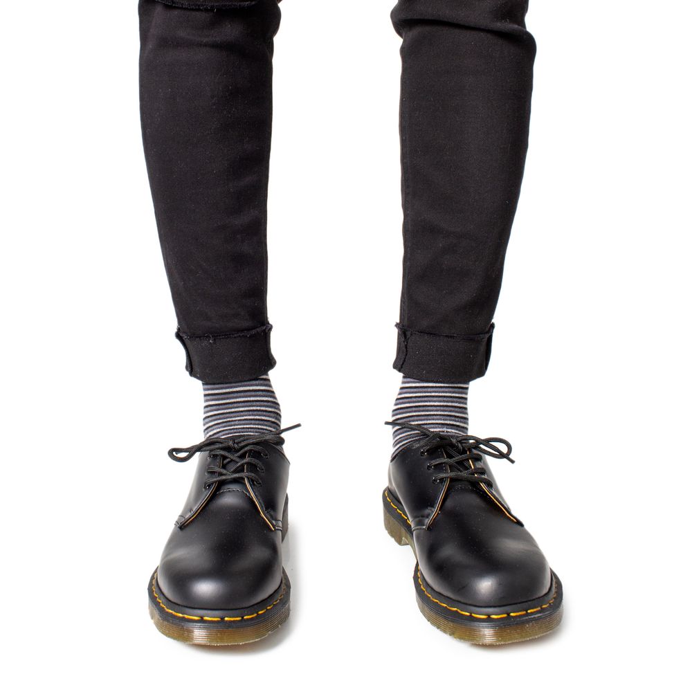 Dr. Martens Schwarze Leder-Schnürschuhe