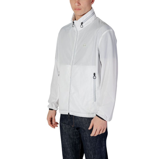 Armani Exchange Weiße Polyester-Jacke