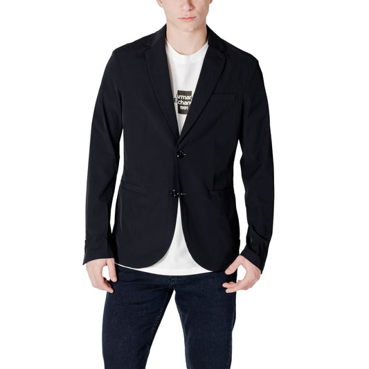 Armani Exchange Schwarzer Baumwollblazer